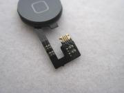 Back Home Button & Home Button Flex Cable Black for iphone 4 4G (OEM) 03