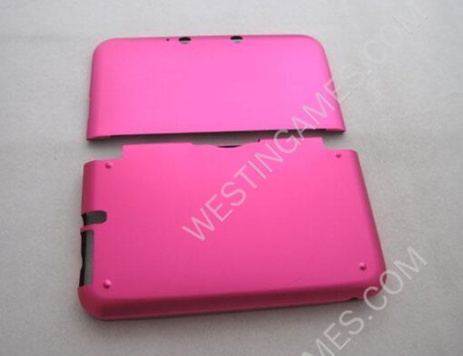 Protective Aluminum Case with Inner Cloth for 3DSLL/ 3DS XL - Rose Red