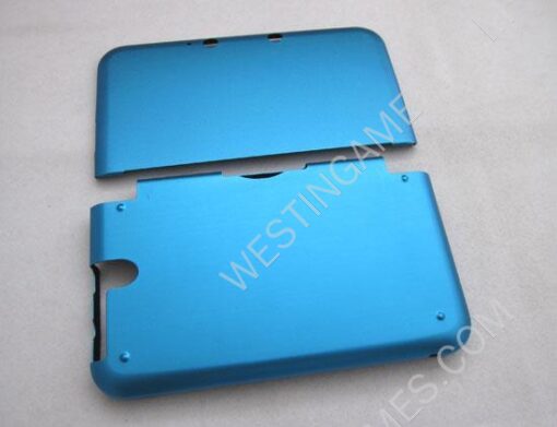 Protective Aluminum Case with Inner Cloth for 3DSLL/ 3DS XL - Light Blue