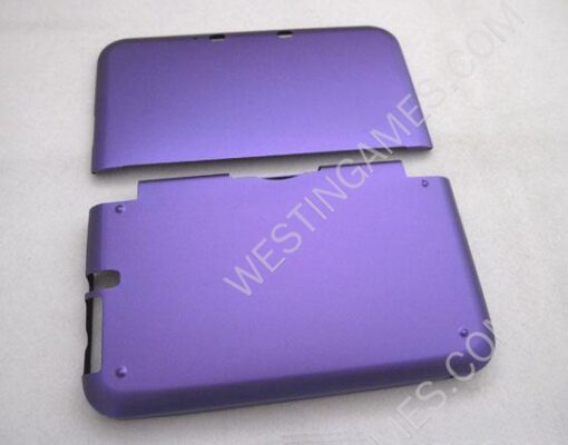 Protective Aluminum Case with Inner Cloth for 3DSLL/ 3DS XL - Purple