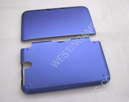 Protective Aluminum Case with Inner Cloth for 3DSLL/ 3DS XL - Deep Blue