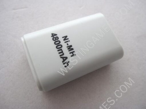 New 4800Mah Play and Charge Cable + Battery Kit for XBOX360 & Slim - White (Neutral) - Image 3