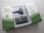 New 4800Mah Play and Charge Cable + Battery Kit for XBOX360 & Slim - Black (Neutral)