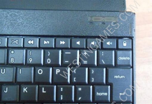 84-Key Wireless Bluetooth ABS Keyboard Leather Case Cover for New iPad 2/3 - Black - Image 4