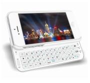 Ultra-Thin Slide-Out Wireless Bluetooth Keyboard for iPhone 5 5G - Black/White 02