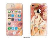 Crystal Epoxy Skin Sticker Colourful for iPhone 4 4G - 114 Themes 04