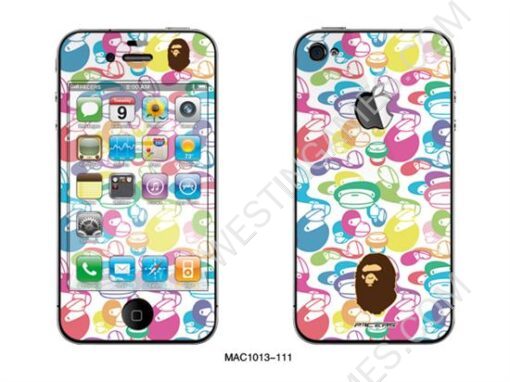 Crystal Epoxy Skin Sticker Colourful for iPhone 4 4G - 114 Themes - Image 5