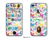 Crystal Epoxy Skin Sticker Colourful for iPhone 4 4G - 114 Themes 05