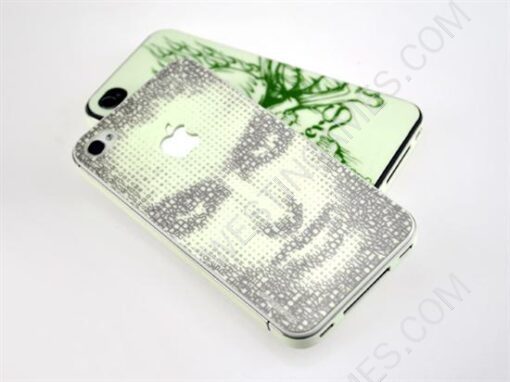 Fluorescent Luminescent Night Shine Skin Sticker for iPhone 4 4G - 7 Themes - Image 3