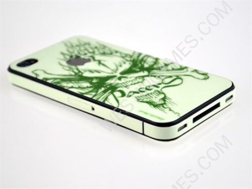 Fluorescent Luminescent Night Shine Skin Sticker for iPhone 4 4G - 7 Themes - Image 4