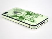 Fluorescent Luminescent Night Shine Skin Sticker for iPhone 4 4G - 7 Themes 04
