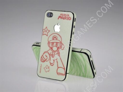 Fluorescent Luminescent Night Shine Skin Sticker for iPhone 4 4G - 7 Themes - Image 6