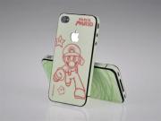Fluorescent Luminescent Night Shine Skin Sticker for iPhone 4 4G - 7 Themes 06
