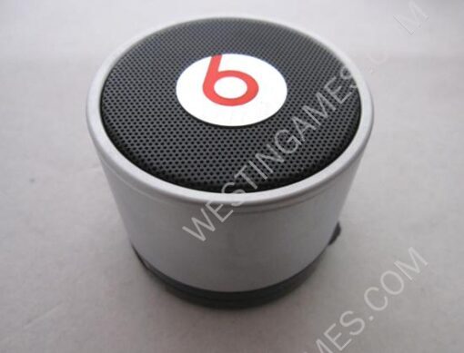 S10 Monster Beats by Dr Dre Mini Bluetooth Speaker Beatbox - Silver - Image 2