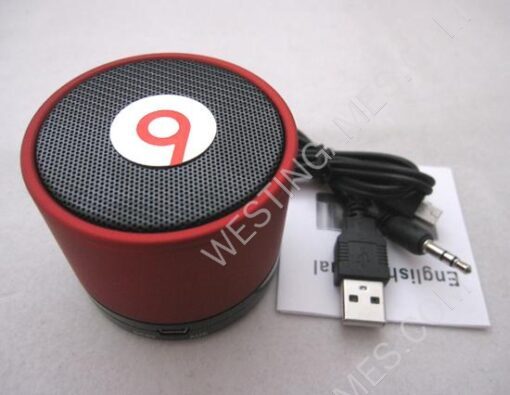 S10 Monster Beats by Dr Dre Mini Bluetooth Speaker Beatbox - Red