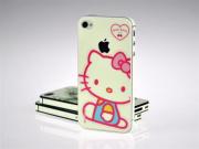 Fluorescent Luminescent Night Shine Skin Sticker for iPhone 4S - 7 Themes 02