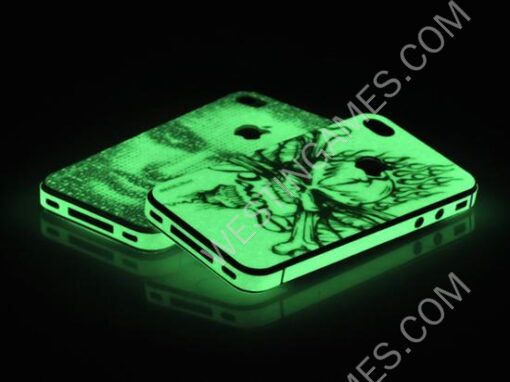 Fluorescent Luminescent Night Shine Skin Sticker for iPhone 4S - 7 Themes - Image 3