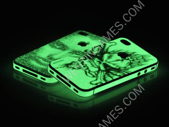 Fluorescent Luminescent Night Shine Skin Sticker for iPhone 4S - 7 Themes - Image 3