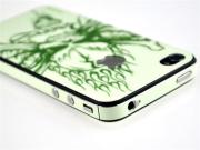 Fluorescent Luminescent Night Shine Skin Sticker for iPhone 4S - 7 Themes 04