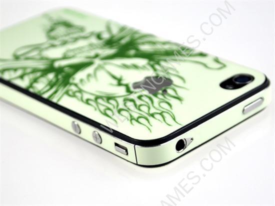 Fluorescent Luminescent Night Shine Skin Sticker for iPhone 4S - 7 Themes - Image 4
