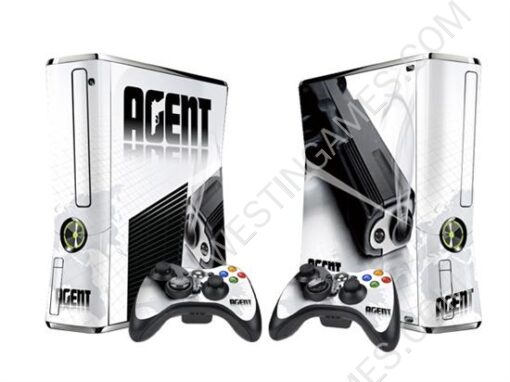 Crystal Epoxy Skin Sticker Colourful for XBOX 360 Slim Console w/ 2 Controller Skin - 246 Themes - Image 6