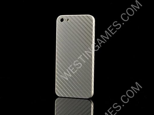 Carbon Fiber Skin Sticker for Apple iPhone 5 5G - 4 Colors - Image 2