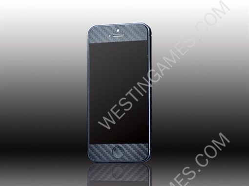 Carbon Fiber Skin Sticker for Apple iPhone 5 5G - 4 Colors - Image 4