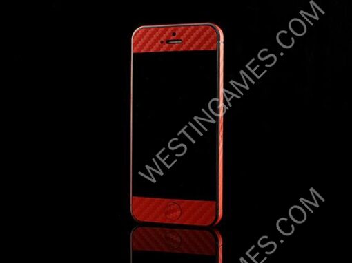 Carbon Fiber Skin Sticker for Apple iPhone 5 5G - 4 Colors - Image 6