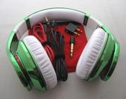 Monster Beats by Dr. Dre Studio Over-Ear Headphone Quality Sound Mirror Chrome - Green (A Grade) 02