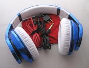 Monster Beats by Dr. Dre Studio Over-Ear Headphone Quality Sound Mirror Chrome - Blue (A Grade) 02