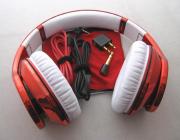 Monster Beats by Dr. Dre Studio Over-Ear Headphone Quality Sound Mirror Chrome - Red (A Grade) 02