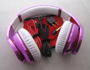 Monster Beats by Dr. Dre Studio Over-Ear Headphone Quality Sound Mirror Chrome - Purple (A Grade) 02