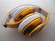 Monster Beats by Dr. Dre Studio Over-Ear Headphone Quality Sound Mirror Chrome - Gold (A Grade) 03