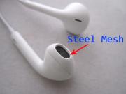 EarPods Headphone Ear Phones with Mic Steel Mesh for iPhone 5 5S/ iPad 3/4 /iPad Mini (Simple Pack) 05