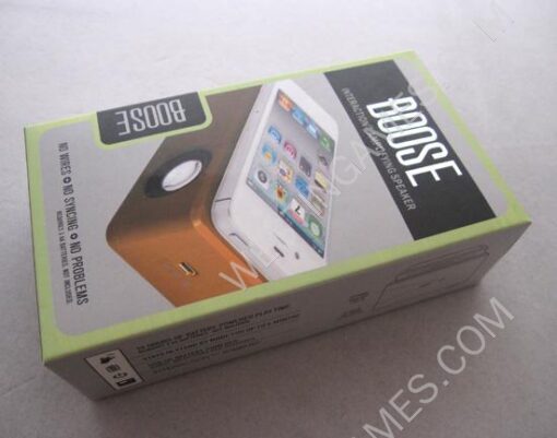 Wireless Interaction Audio Amplifying Speaker for iPhone 4S/HTC/Samsung & Other Phone - Orange - Image 6