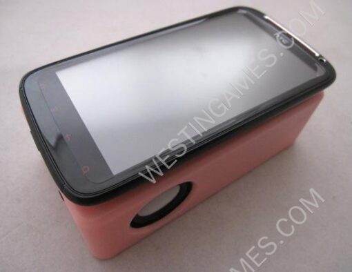 Wireless Interaction Audio Amplifying Speaker for iPhone 4S/HTC/Samsung & Other Phone - Pink - Image 5