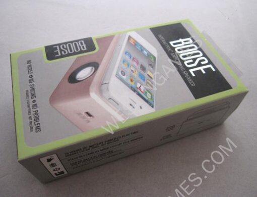 Wireless Interaction Audio Amplifying Speaker for iPhone 4S/HTC/Samsung & Other Phone - Pink - Image 6