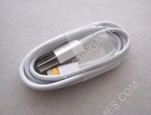 Lightning to USB Charging & Data Cable Cord for iPhone 5 5G - White - Image 2