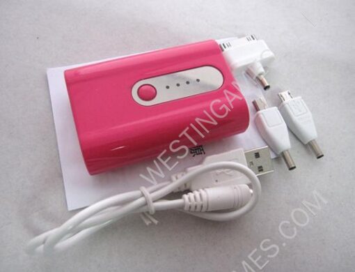 5200MAH 5V Mobile Power Bank Quality Charger for Samsung Galaxy / Apple iPhone iPad Device - Pink - Image 2