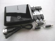 12000mAh External Power Bank Quality Charger for Mobile Phone iPhone iPad / Galaxy/ HTC/ PSP - Black 02