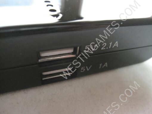 12000mAh External Power Bank Quality Charger for Mobile Phone iPhone iPad / Galaxy/ HTC/ PSP - Black - Image 3