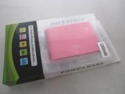 12000mAh External Power Bank Quality Charger for Mobile Phone iPhone iPad / Galaxy/ HTC/ PSP - Pink 06