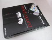 AWEI ES100i Excellent Noise Isolating Metal Earphone for Mobile Phone/ iPhone/ MP3 / MP4 - Black 05