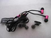 AWEI ES100i Excellent Noise Isolating Metal Earphone for Mobile Phone/ iPhone/ MP3 / MP4 - Pink