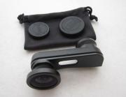 3 in 1 Camera Photo Lens including Fisheye, Macro and Wide Angle for iPhone 5 5G - Black 02