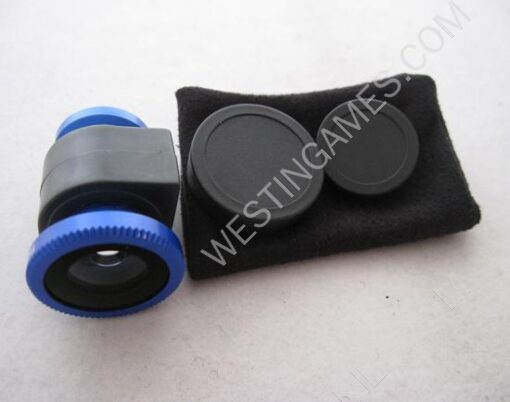3 in 1 Camera Lens including Fisheye, Macro and Wide Angle for iPhone 4 4S - Blue - Image 2