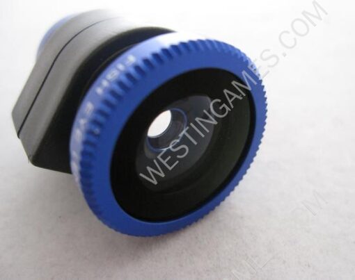 3 in 1 Camera Lens including Fisheye, Macro and Wide Angle for iPhone 4 4S - Blue - Image 3