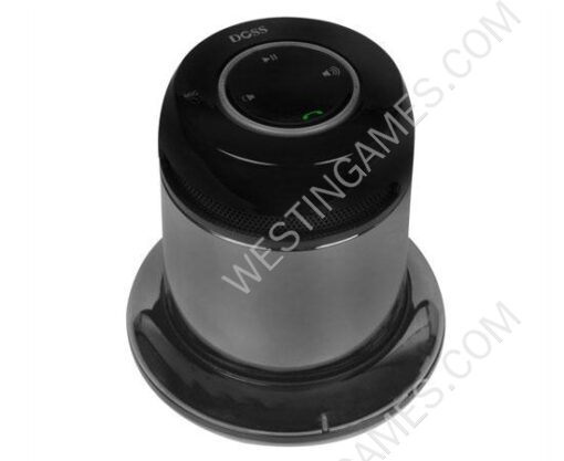DOSS Mini Stereo Bluetooth Portable Speaker Smart Voice Air Bass for iPhone/iPad/HTC/Samsung - Black