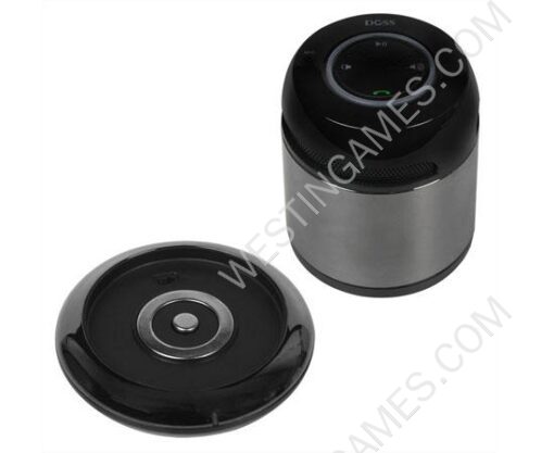 DOSS Mini Stereo Bluetooth Portable Speaker Smart Voice Air Bass for iPhone/iPad/HTC/Samsung - Black - Image 4