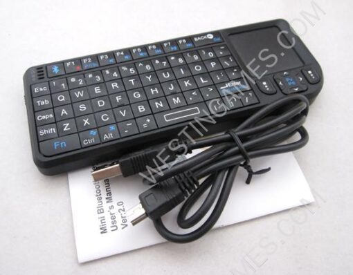 Wireless Bluetooth Keyboard with Touchpad / Backlight for Apple iPhone /iPad /Android /PS3 Device